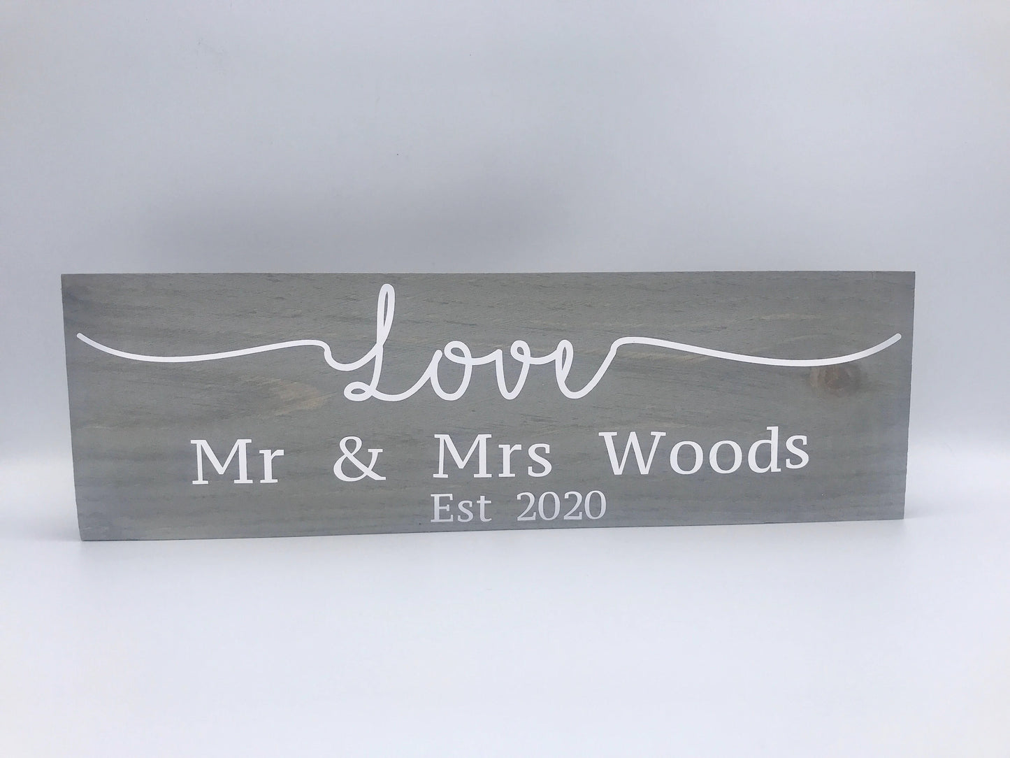 Personalised Wedding Sign for Couple