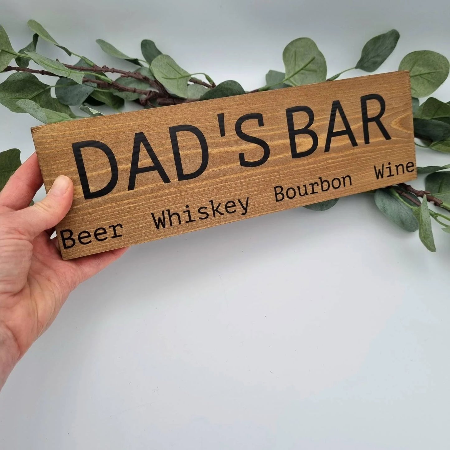 Personalised Wooden Bar Sign