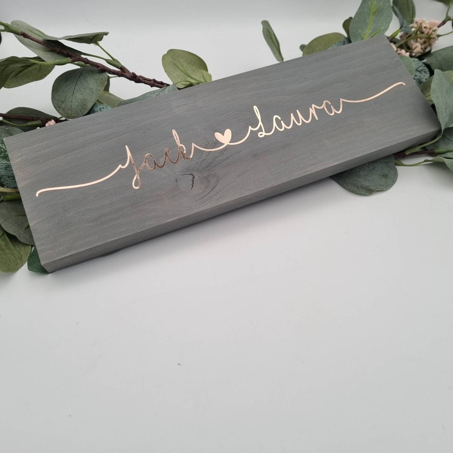 Personalised Couples Name Sign