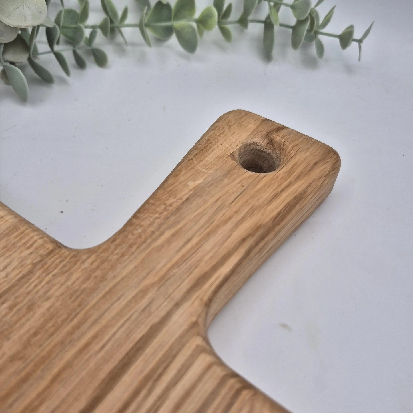 Personalised Rustic Oak Chopping Board -Add your own wording.