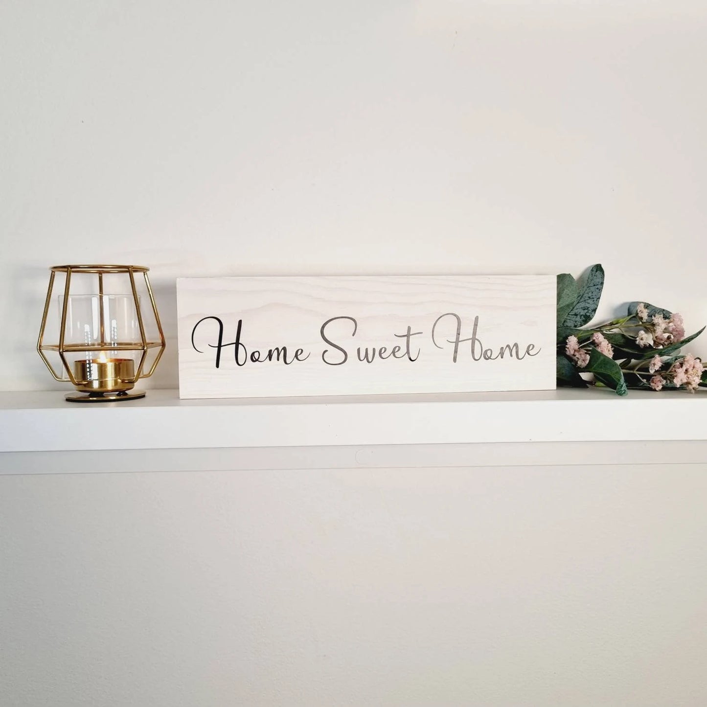 Customised Home Sweet Home Wooden Sign