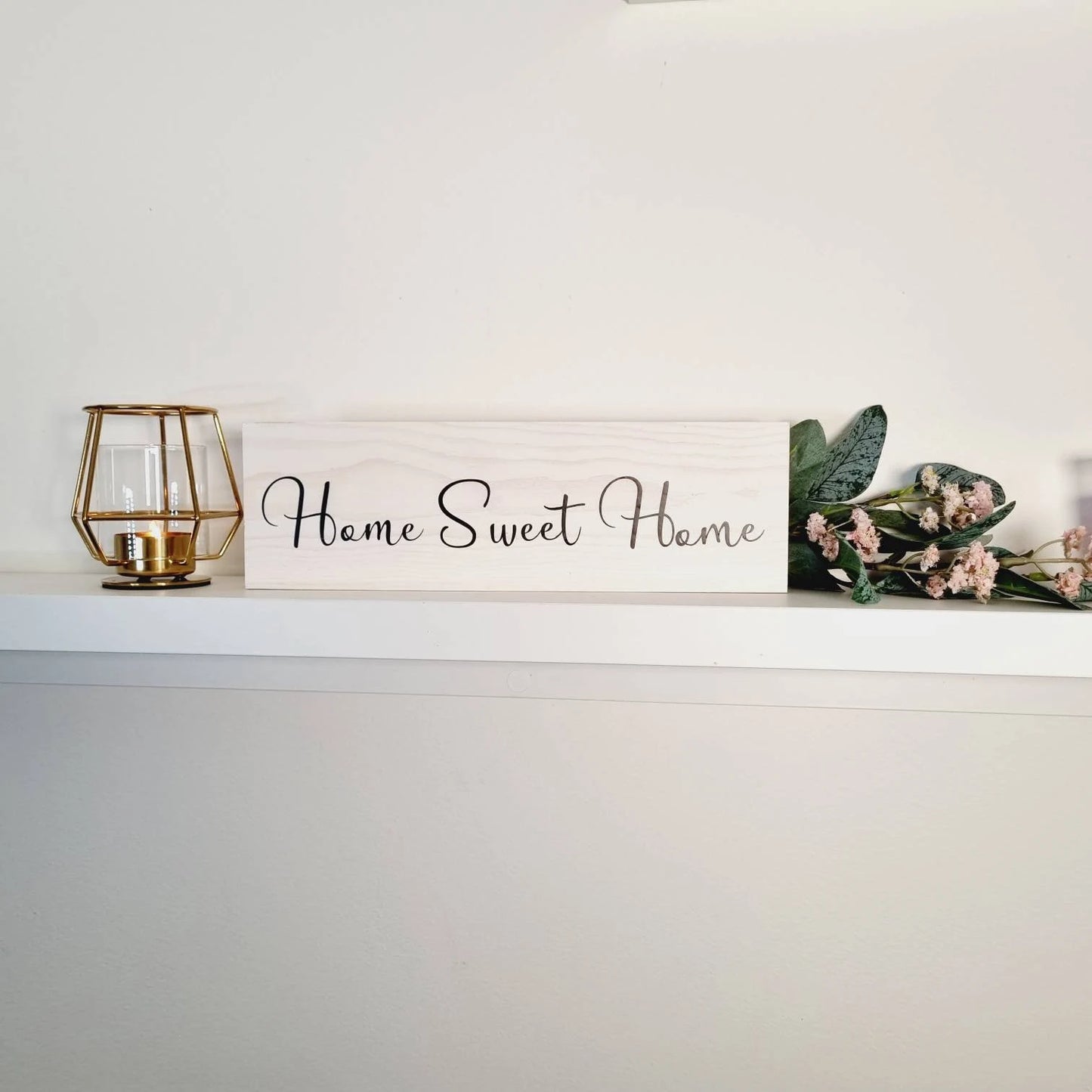 Customised Home Sweet Home Wooden Sign