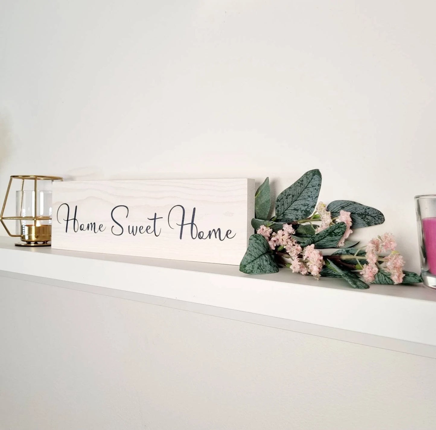 Customised Home Sweet Home Wooden Sign