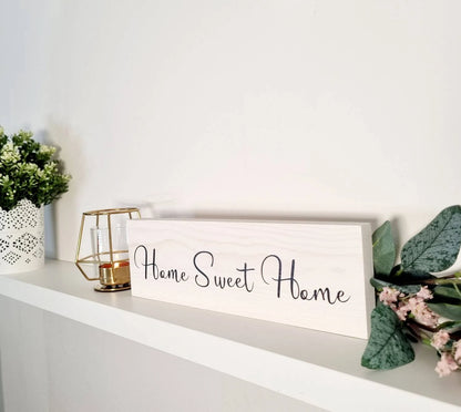 Customised Home Sweet Home Wooden Sign