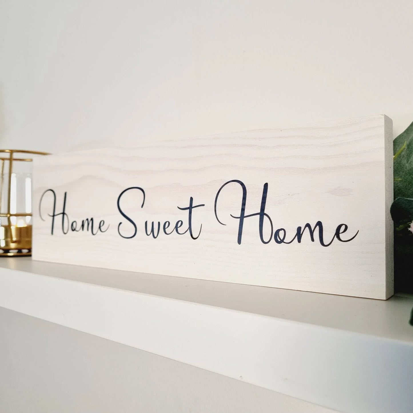 Customised Home Sweet Home Wooden Sign