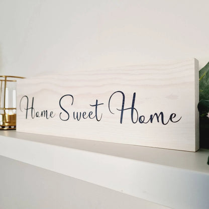 Customised Home Sweet Home Wooden Sign