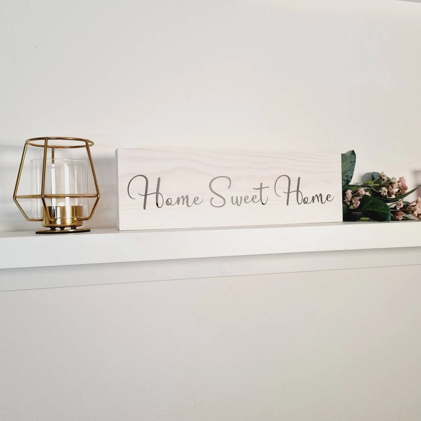Customised Home Sweet Home Wooden Sign