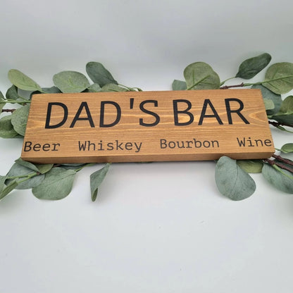 Personalised Wooden Bar Sign
