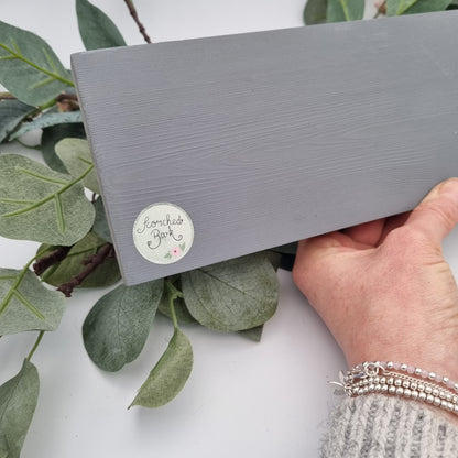 Love you bye wooden sign for family home