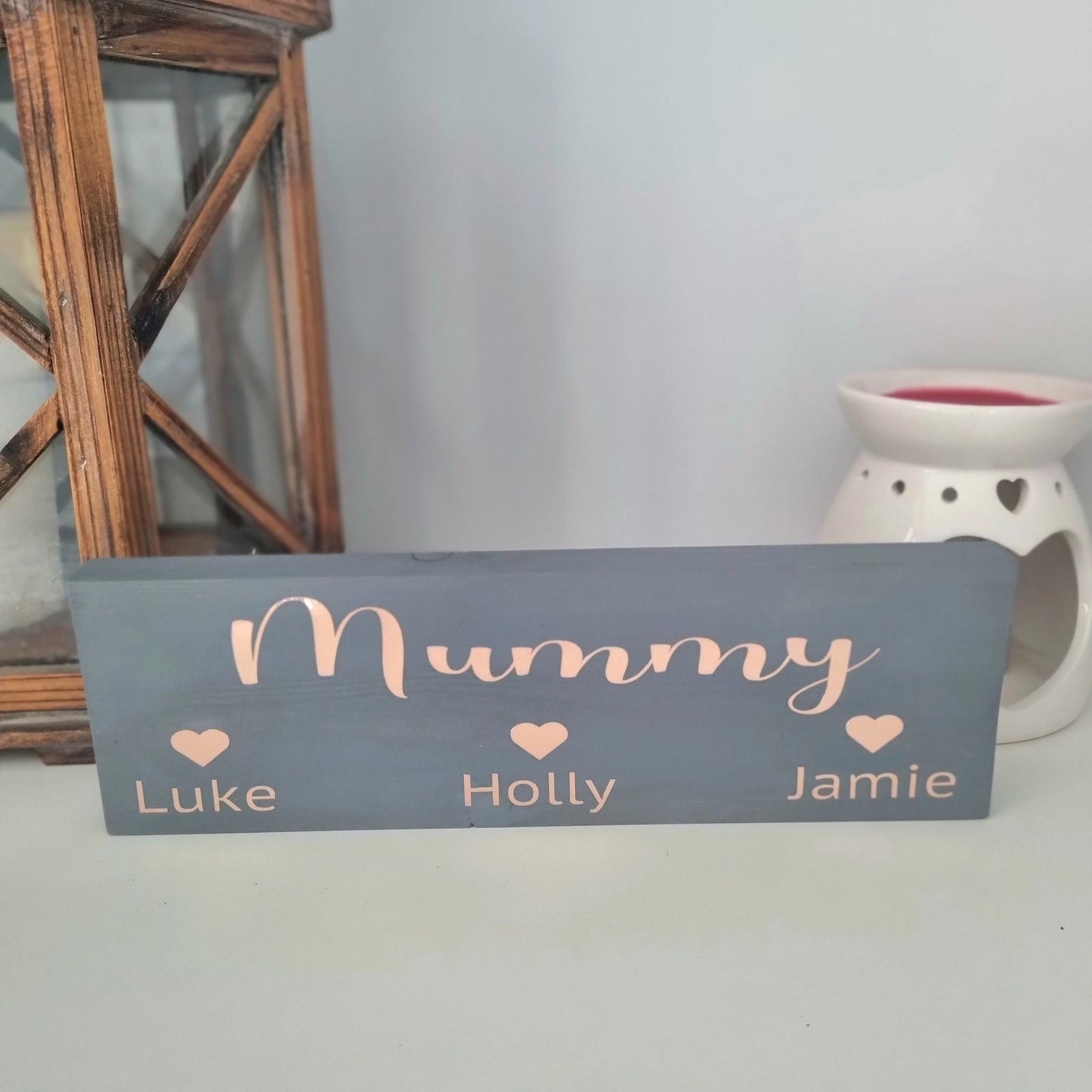 Personalised Family Name Wooden Sign